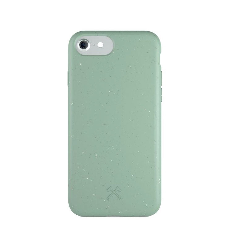 Image of Woodcessories - iPhone SE (2022/2020) / 8 / 7 / 6S BioCase Antimikrobielle Schutzhülle Vegan Biologisch Abbaubar (ECO383) - Turtle Green bei Apfelkiste.ch