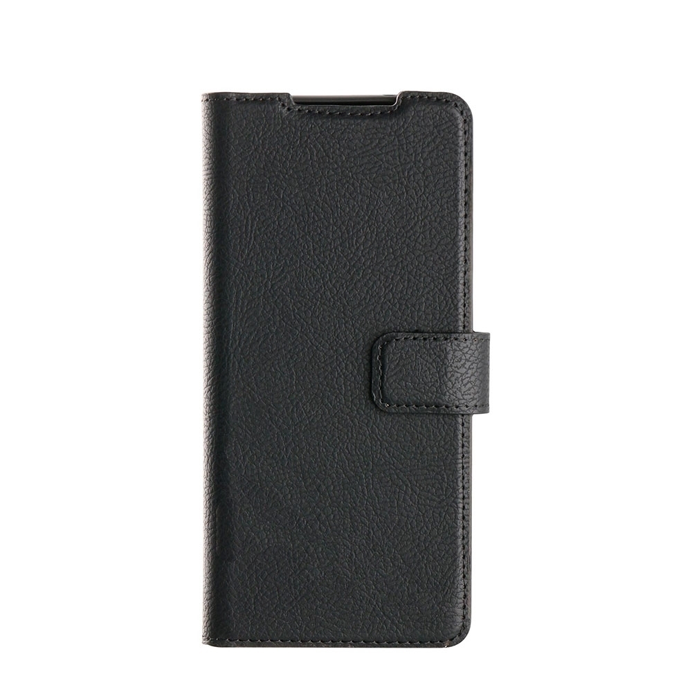 Image of XQISIT - iPhone SE (2022/2020) / 8 / 7 / 6S Slim Wallet Case Leder Tasche (39026) - Schwarz bei Apfelkiste.ch