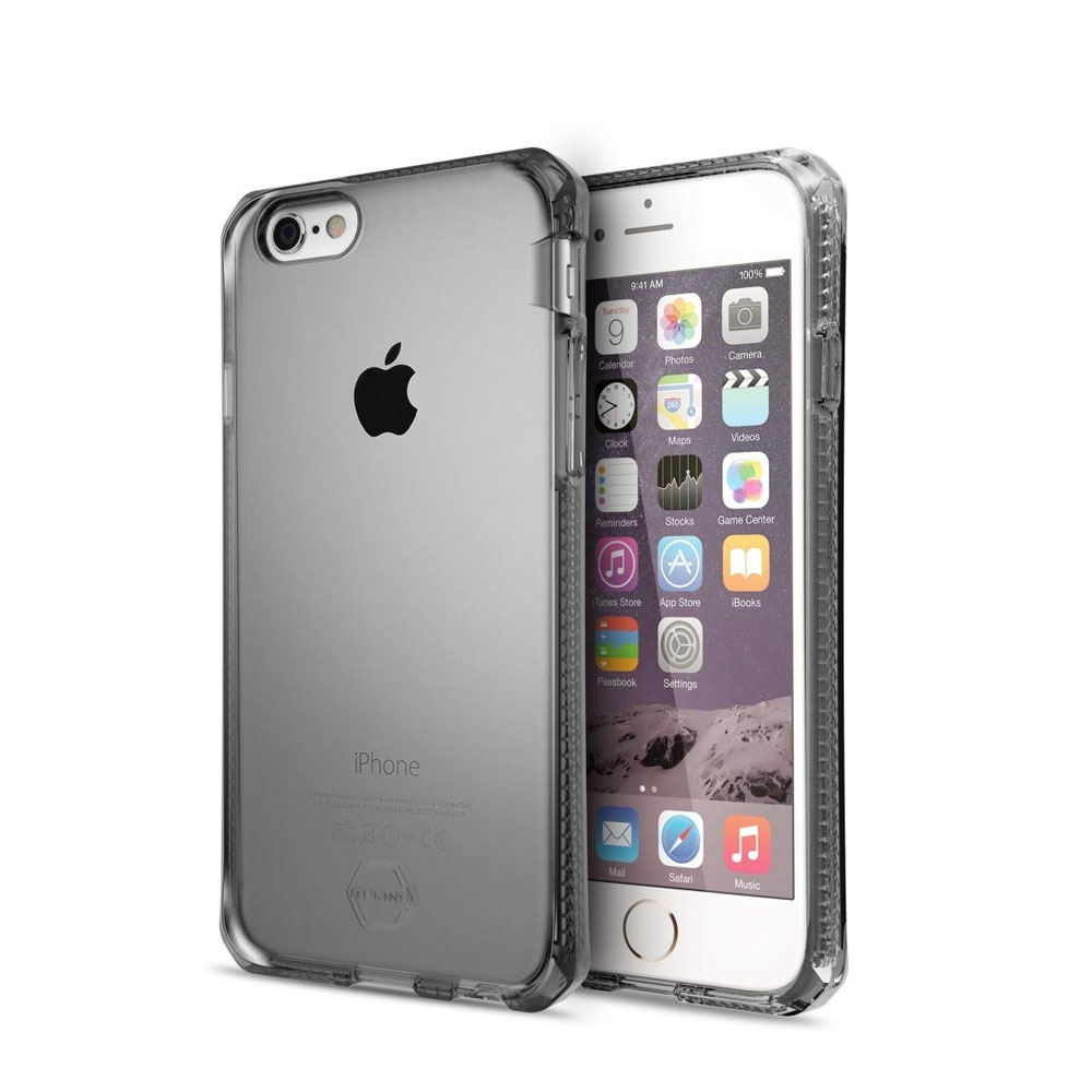 Image of ITSkins - iPhone SE (2016) / 5 / 5S Spectrum Clear Schutz Gummi Hülle (Fallschutz 2 Meter) - Transparent /Schwarz bei Apfelkiste.ch