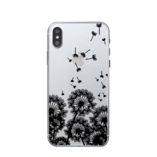 Image of Apfelkiste © - iPhone Xs / X Gummi Case Hülle Ultra Thin Pusteblumen - Transparent bei Apfelkiste.ch