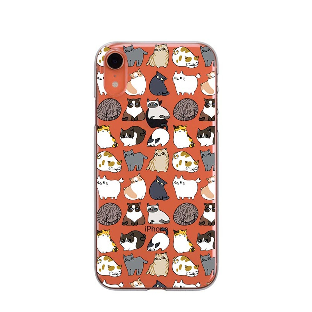 Image of Apfelkiste © - iPhone Xr Gummi Case Hülle Ultra Thin Süsse Kätzchen - Transparent bei Apfelkiste.ch