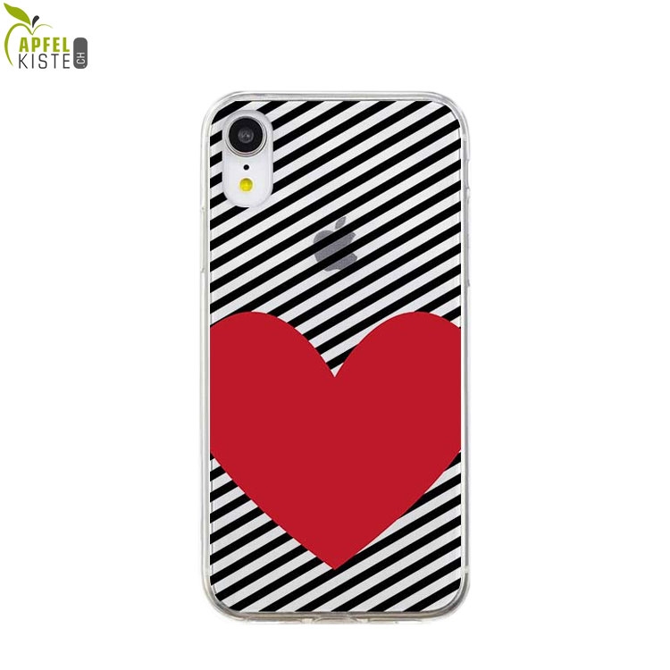 Apfelkiste © - iPhone Xr Gummi Case Hülle Ultra Thin Grosses Herz - Rot Apfelkiste © - iPhone Xr Gummi Case Hülle Ultra Thin Grosses Herz - Rot