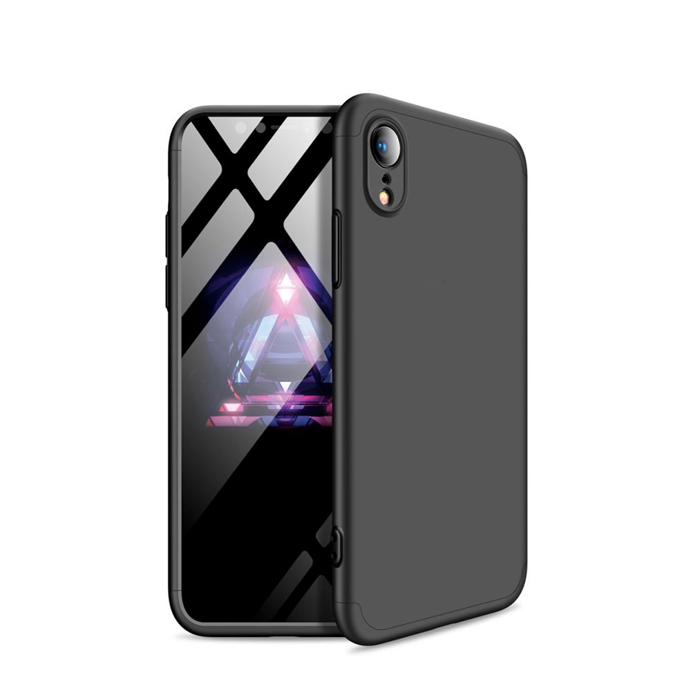 Image of iPhone Xr Dual Hardcase Schutz Hülle - Schwarz bei Apfelkiste.ch