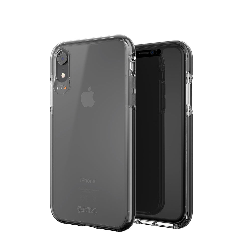 Image of Gear4 - iPhone Xr Schutzhülle Case Piccadilly D3O (IC9PICBLK) - Transparent / Schwarz bei Apfelkiste.ch
