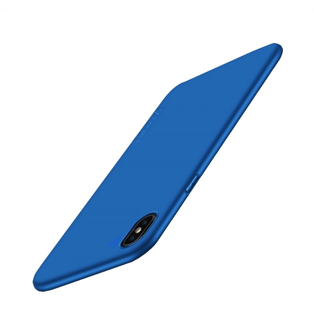 Image of iPhone Xr Gummi Case Schutz Hülle - Blau (Matt) bei Apfelkiste.ch