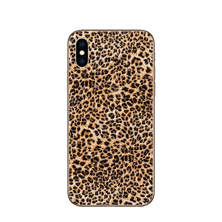 Image of Apfelkiste © - iPhone Xs / X Gummi Hülle Geparden Muster - Braun / Schwarz bei Apfelkiste.ch