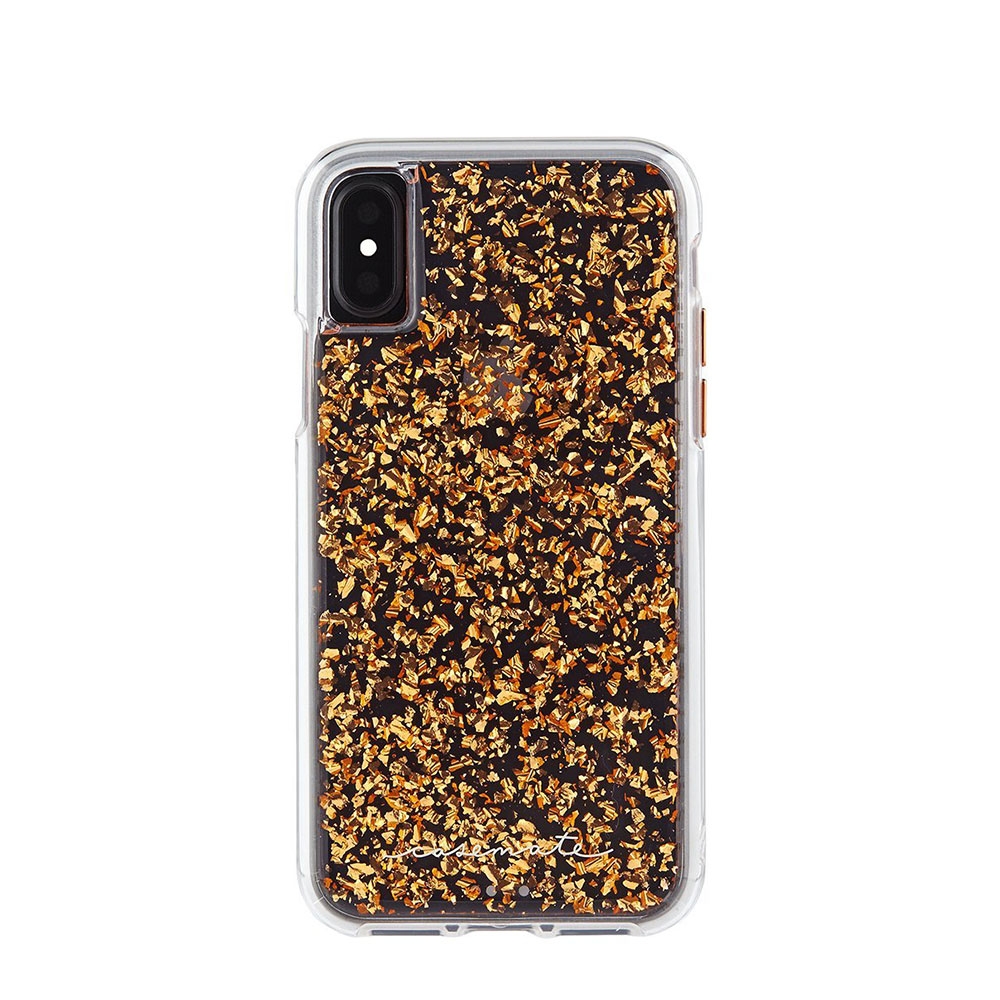 Image of Case Mate - iPhone Xs / X Karat Schutzhülle (CM036248) - Transparent / Roségold bei Apfelkiste.ch