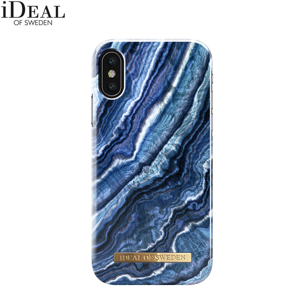 iPhone Xs / X Hardcase Hülle (IDFCSS19-IXS-119) - Indigo Swirl