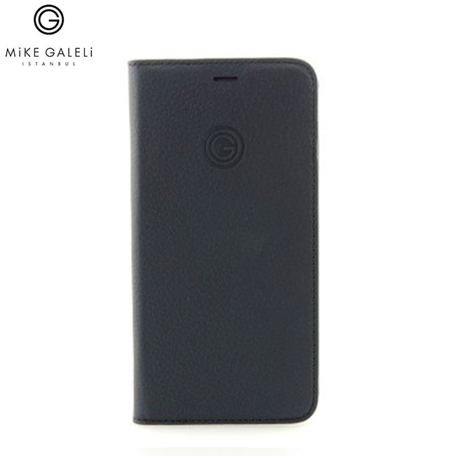 iPhone Xs Max Echtleder Book Case Tasche Flip Cover (MARCIP186.5-M01) - Schwarz