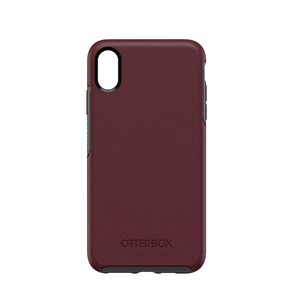Image of Otterbox - iPhone Xs Max Outdoor Case Hülle Hardcase Symmetry Series (77-60077) - Weinrot bei Apfelkiste.ch