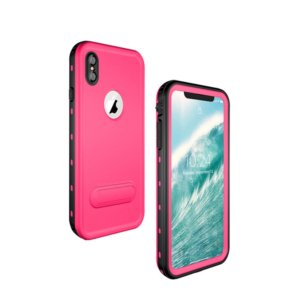 Image of Redpepper - iPhone Xs Max Wasserfeste Outdoor Schutz Hülle (IP68) - Pink bei Apfelkiste.ch