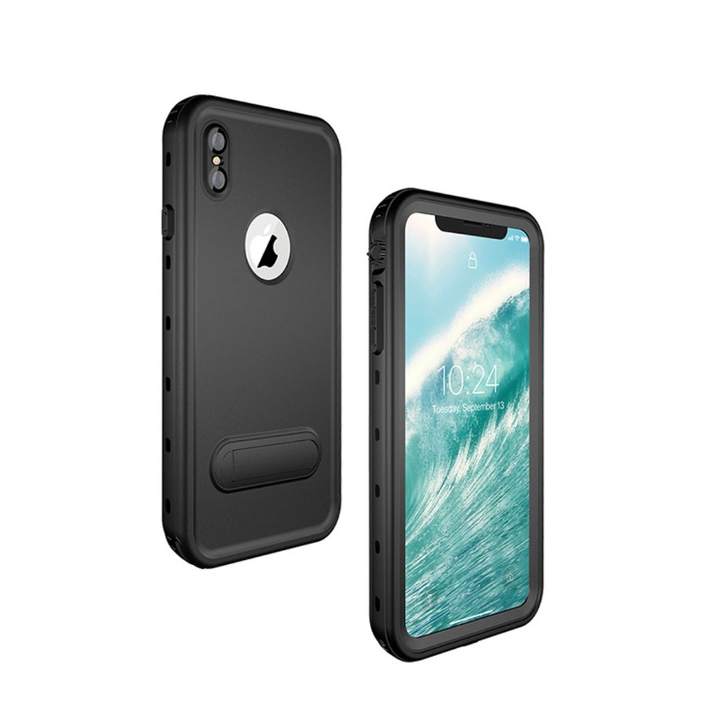 Image of Redpepper - iPhone Xs Max Wasserfeste Outdoor Schutz Hülle (IP68) - Schwarz bei Apfelkiste.ch