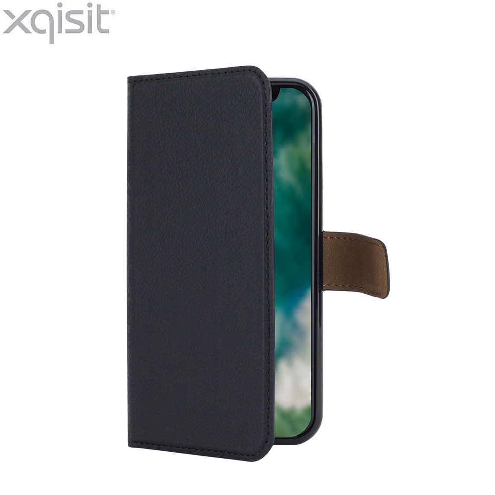 iPhone Xs / X Wallet Case Leder Tasche Selection (29953) - Schwarz