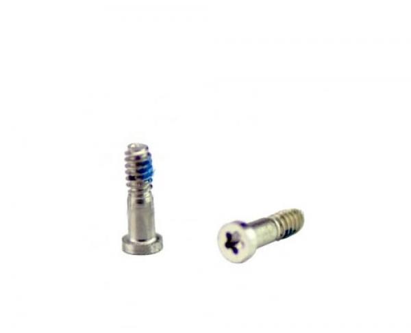 Image of 2 x iPhone SE (2016) / 5 / 5S Schrauben für Back Cover - Stern Pentalobe (Silber) bei Apfelkiste.ch