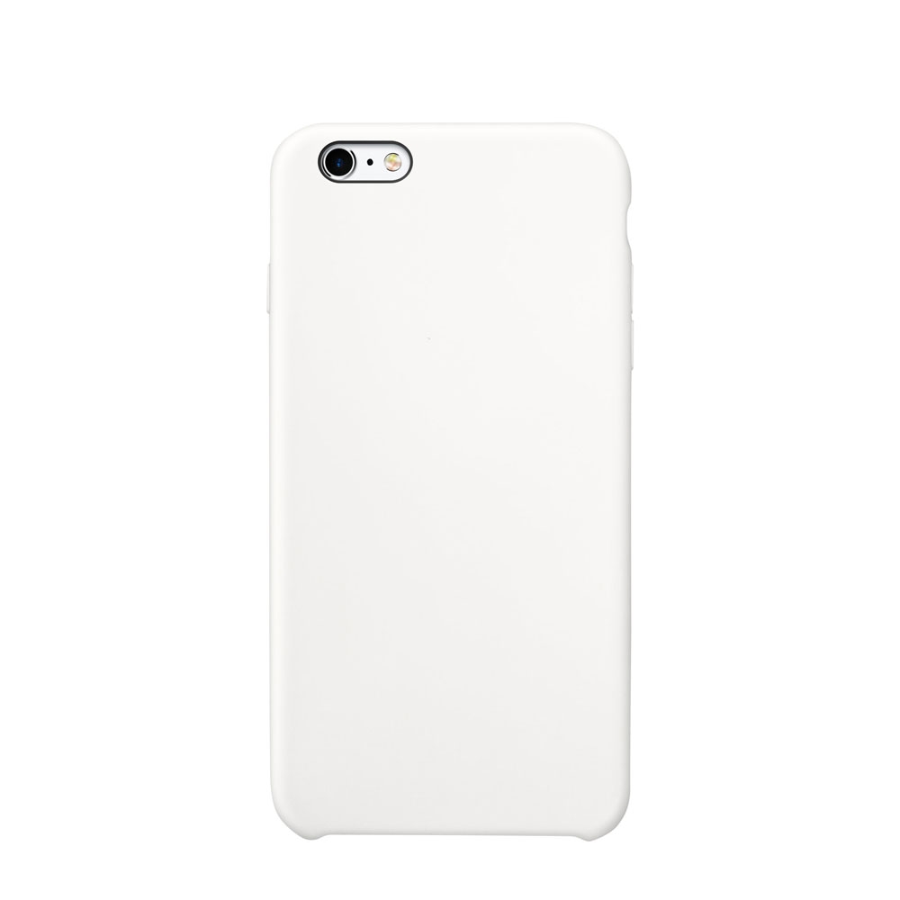 Image of iPhone 6s / 6 Silikon Case Hülle - Weiss bei Apfelkiste.ch