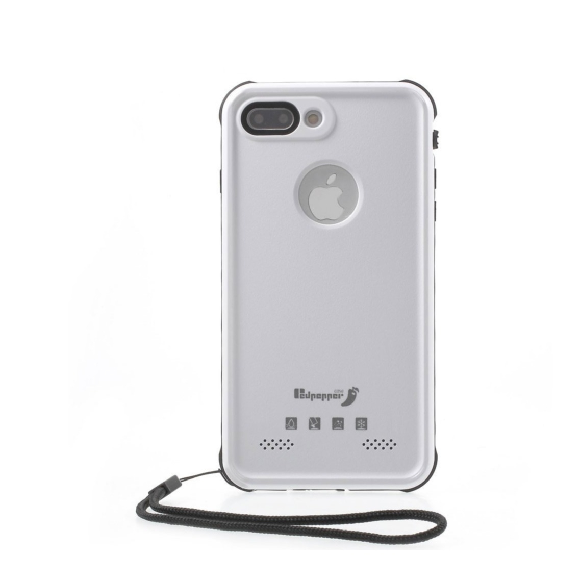 Image of Redpepper - iPhone 8 Plus / 7 Plus Wasserfeste Outdoor Schutz Hülle mit Touch-ID - Weiss bei Apfelkiste.ch