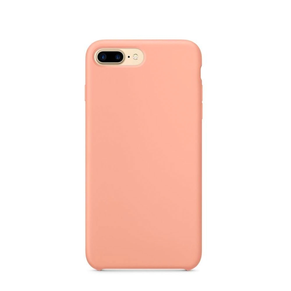 Image of iPhone 8 Plus / 7 Plus Silikon Case Hülle - Flamingo (Rosa) bei Apfelkiste.ch