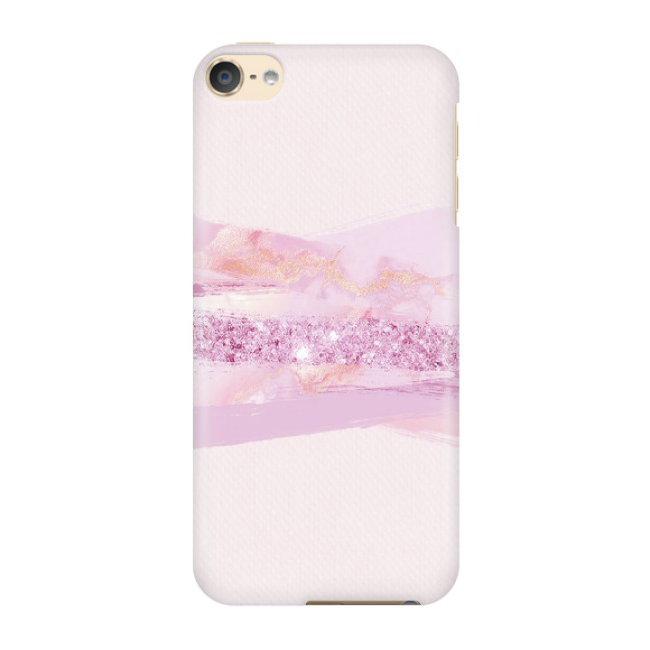 Image of iPod Touch 7 / 6 Hardcase Schutzhülle Glitzer Print - Lila bei Apfelkiste.ch
