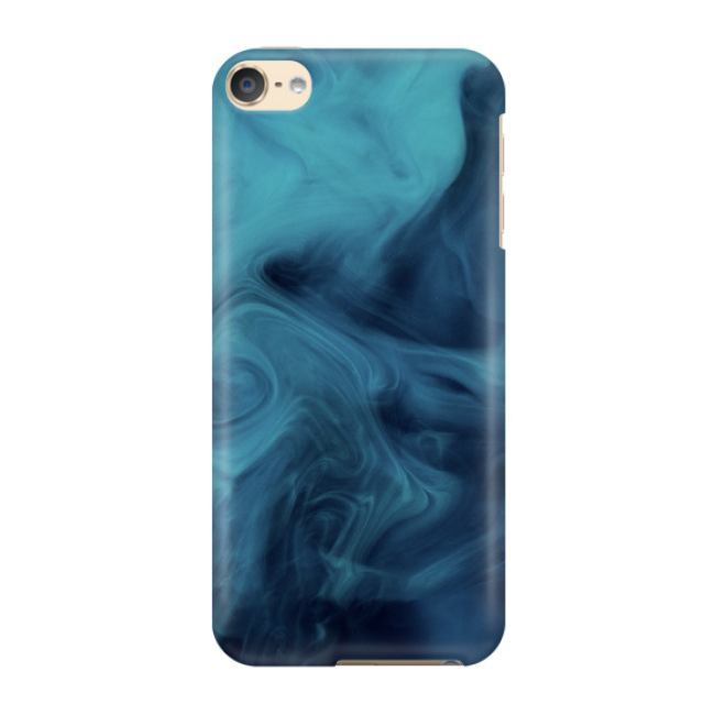 Image of iPod Touch 7 / 6 Hardcase Schutzhülle Mystic Marmor Marble - Blau bei Apfelkiste.ch