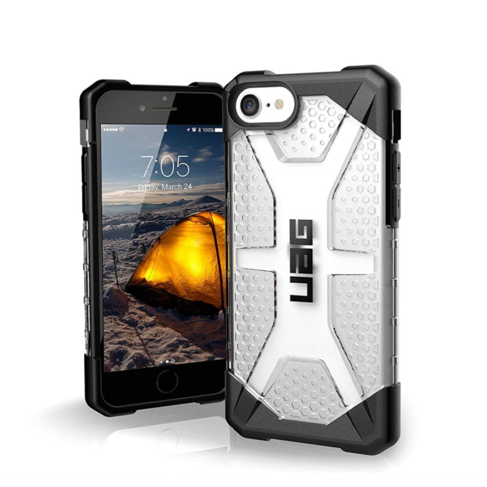 Image of UAG Urban Armor Gear - iPhone SE (2022/2020) / 8 / 7 / 6S Schutzhülle Plasma (114008114343) - Transparent (Ice) bei Apfelkiste.ch