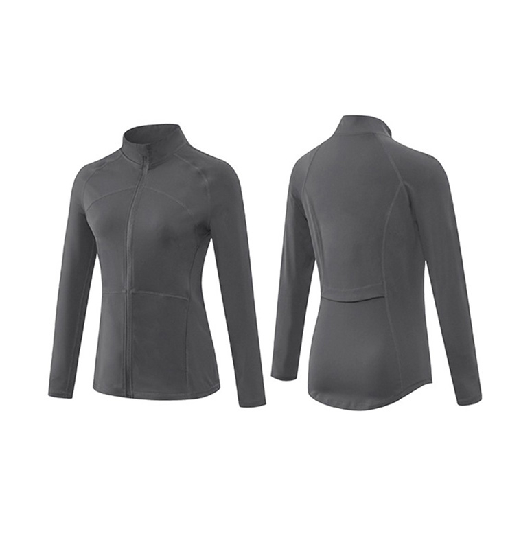 Gr. L) Wasserabweisende Outdoor Sport Jacke Silber