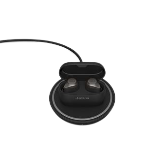 Image of Jabra - Elite 85t Bluetooth In-Ear Kopfhörer Noise Cancelling IPX4 mit Ladecase + Charging Pad (100-99190010-60) - Titan Schwarz bei Apfelkiste.ch