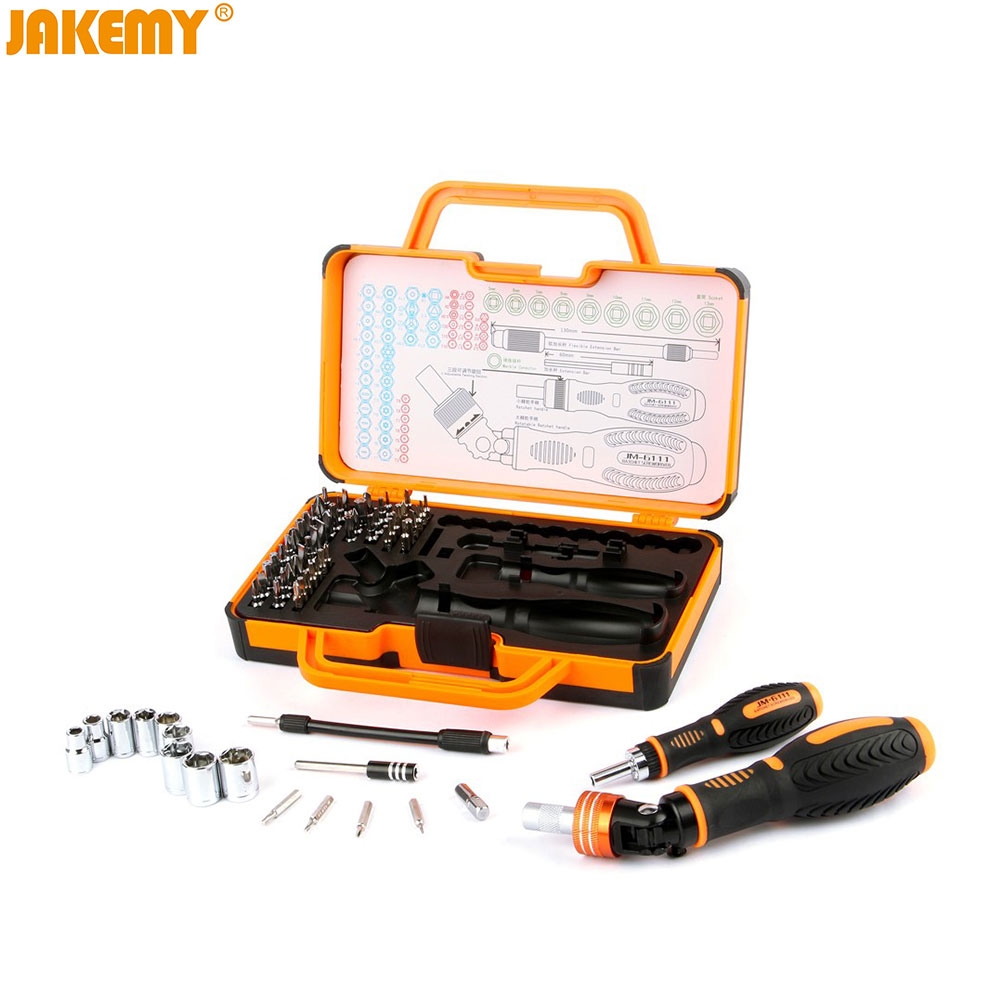 69in1 Profi Universal Werkzeug Set Handy Reparatur mit Box