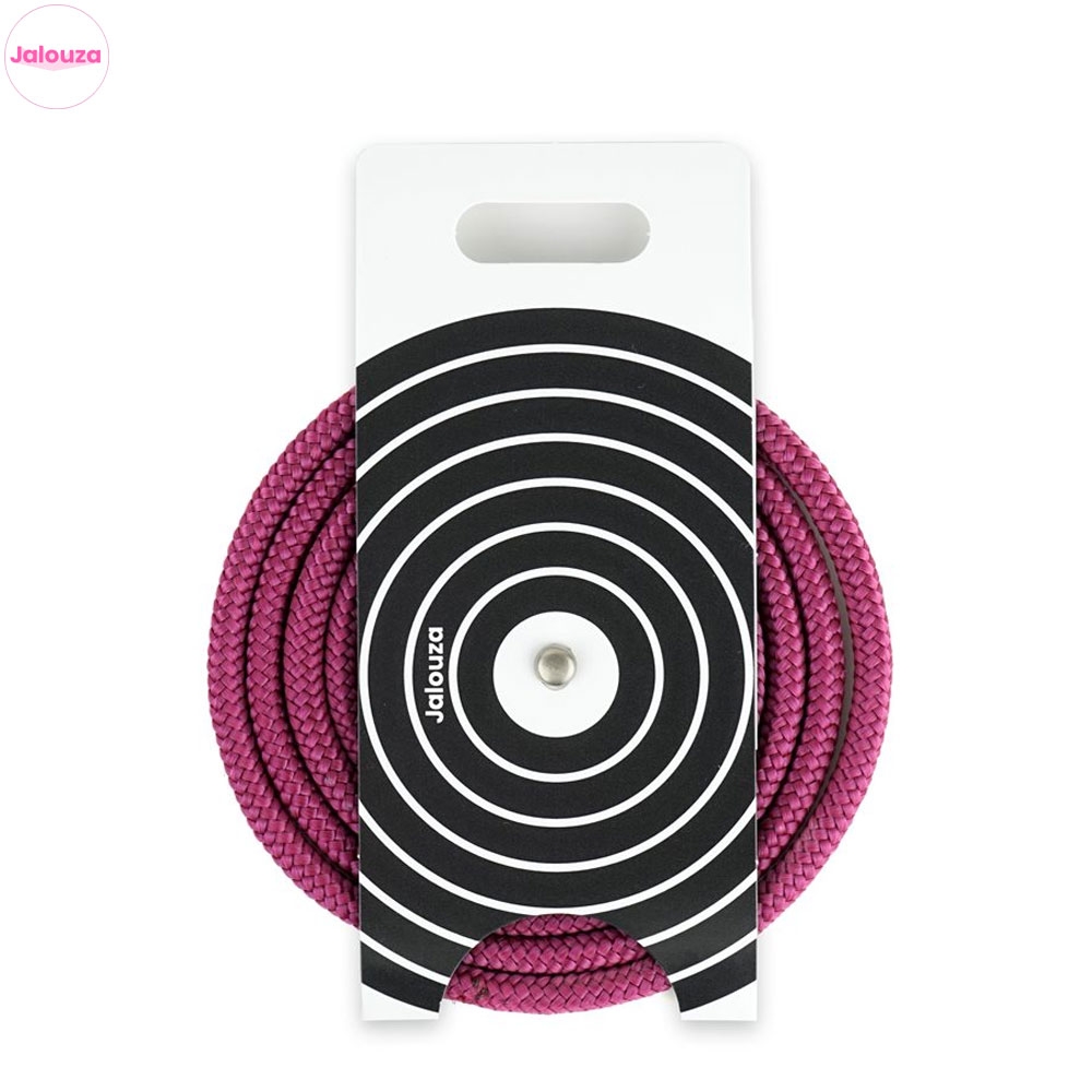 Universal Necklace Kordel Handykette 6mm Seil mit Verstellring (Länge 165cm) - Aubergine