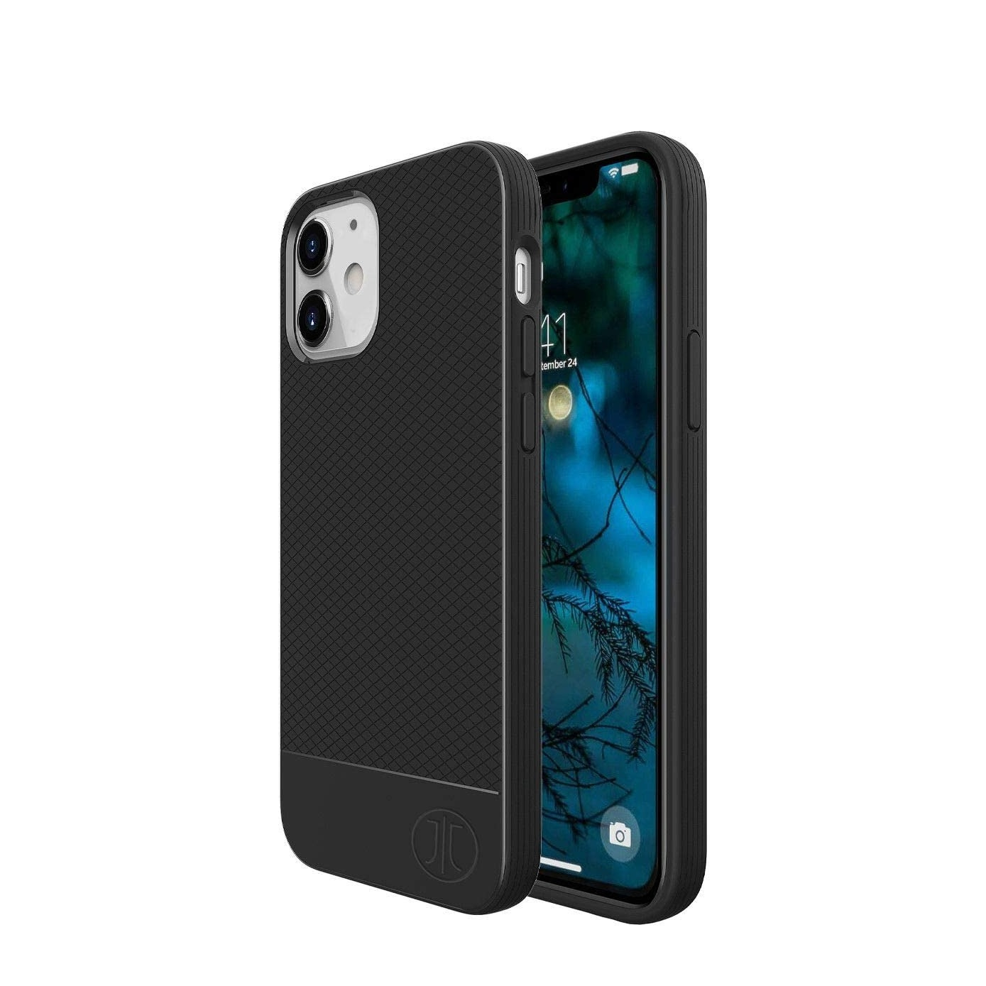 Image of JT Berlin - iPhone 12 mini TPU Gummi Case Hülle Pankow Soft Texturiert (10685) - Schwarz bei Apfelkiste.ch