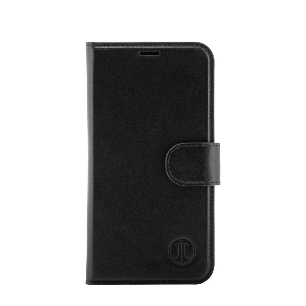 Image of JT Berlin - iPhone 12 / iPhone 12 Pro Echtleder Bookcase Hülle Kreuzberg (10665) - Schwarz bei Apfelkiste.ch