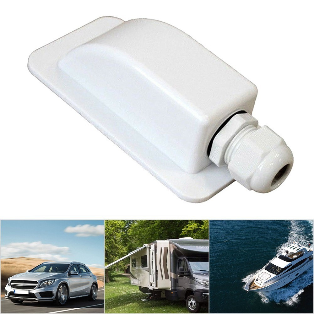 Image of Kabel Dach Durchführung Solar Anlage Kabel Halterung für Camper / Wohnmobil / Boot - Weiss bei Apfelkiste.ch