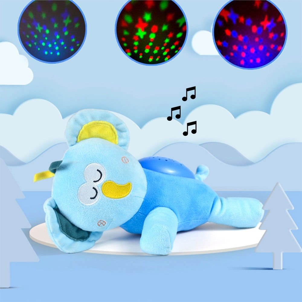 Image of (26x11cm) Kinder Plüschtier Kuscheltier mit LED Sternenhimmel Projektor und Schlafmusik - Koala bei Apfelkiste.ch