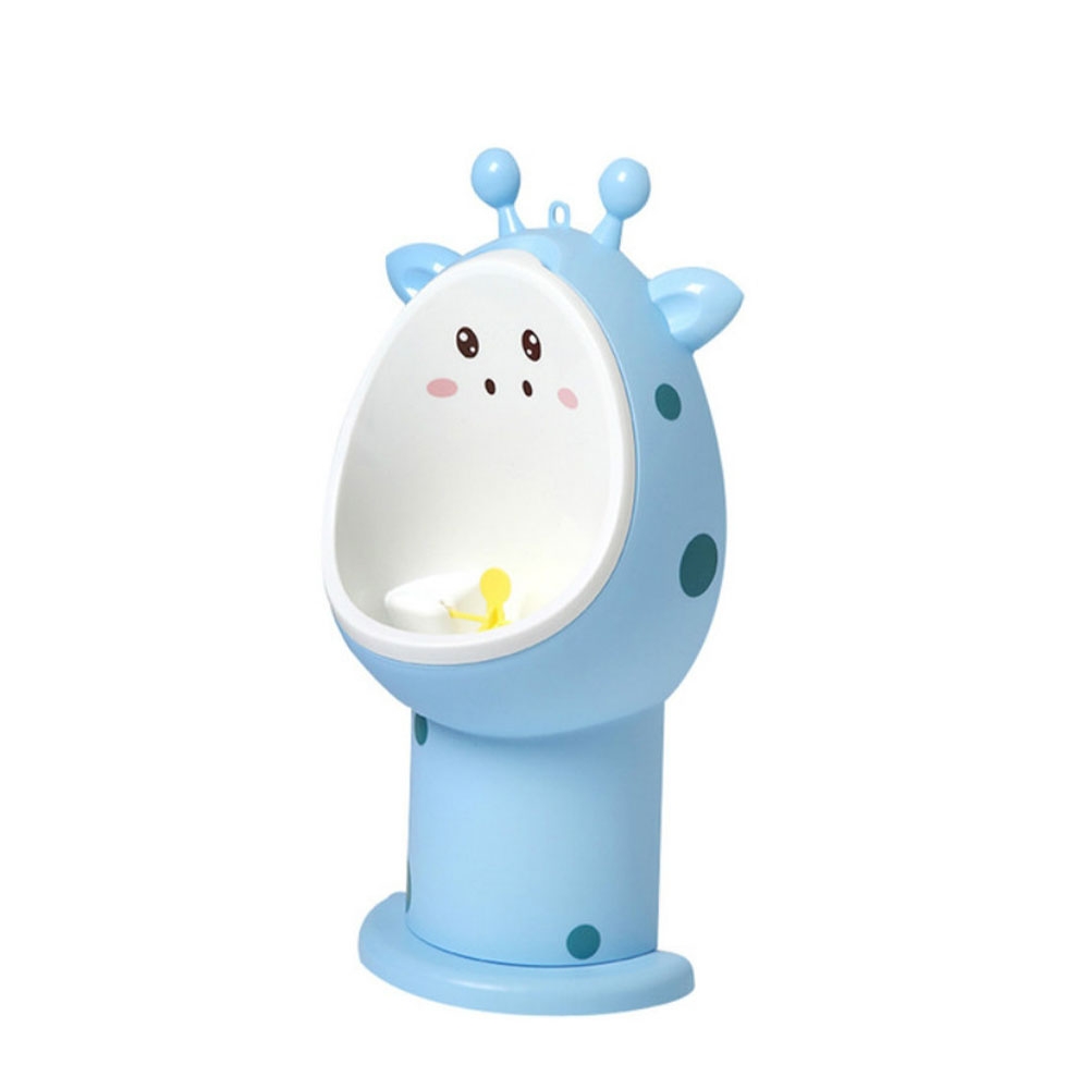 Image of Kinder Toilette (44-51cm) Urinal WC Pissoir Windelentwöhnung Toilettentrainer Höhenverstellbar + Wandhalterung - Giraffe bei Apfelkiste.ch
