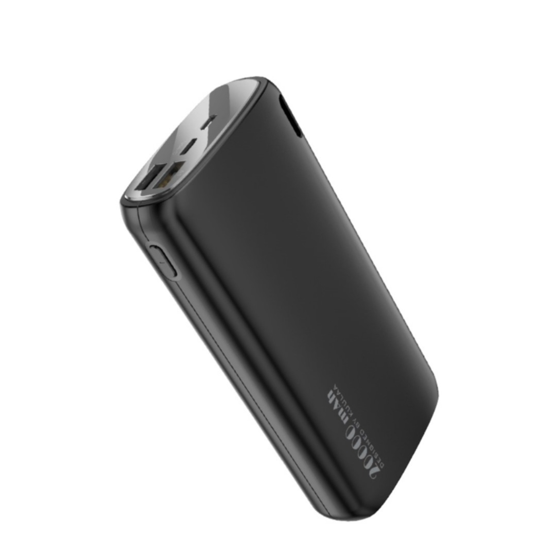 Image of KUULAA - (18W) 20000mAh Dual USB / USB C / Power Bank Ladegerät Quick Charge 3.0 Power Delivery-Technologie - Schwarz / Silber bei Apfelkiste.ch