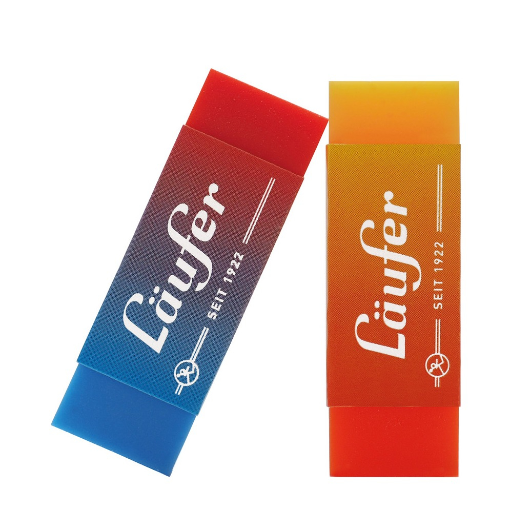 Image of Läufer - (2er Set) Radiergummi Plast Color Radierer (69825) - Rainbow bei Apfelkiste.ch