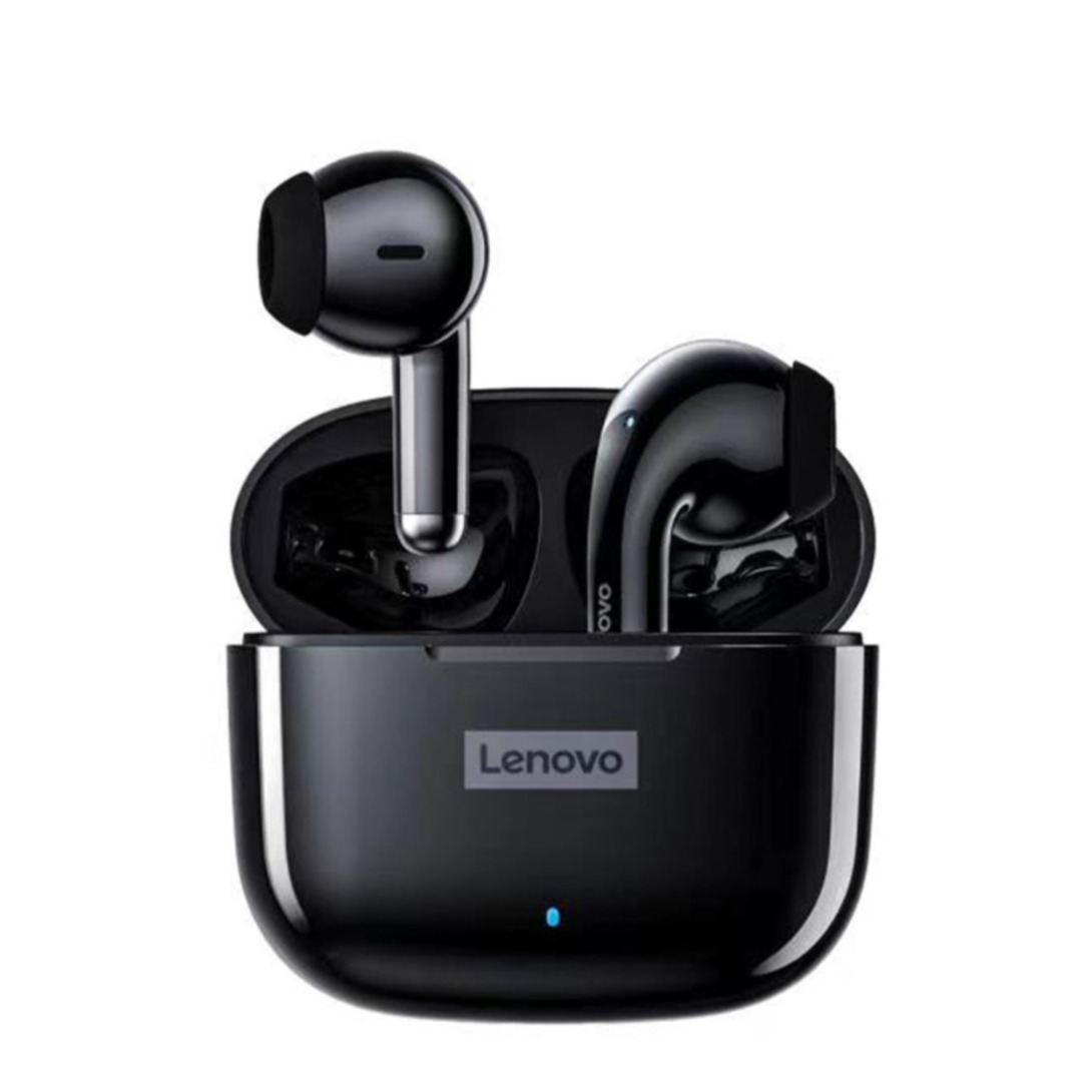 Image of Lenovo - LP40 Kabellose TWS Bluetooth 5.1 In-Ear Kopfhörer AAC Headset + Lade Case (250mAh) - Schwarz bei Apfelkiste.ch