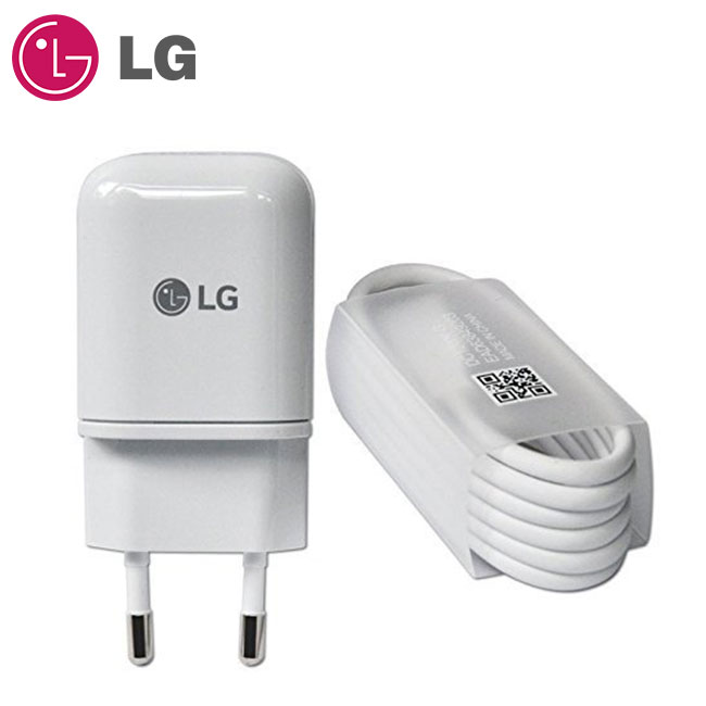 Reise Ladegerät (1.8A) Netzteil Adapter MCS-H05ED + USB C Ladekabel - Weiss