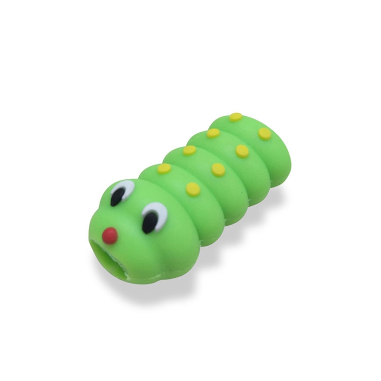 Image of Lightning Kabel Bruchschutz / Halter / Kabelbeisser Raupe - Grün bei Apfelkiste.ch