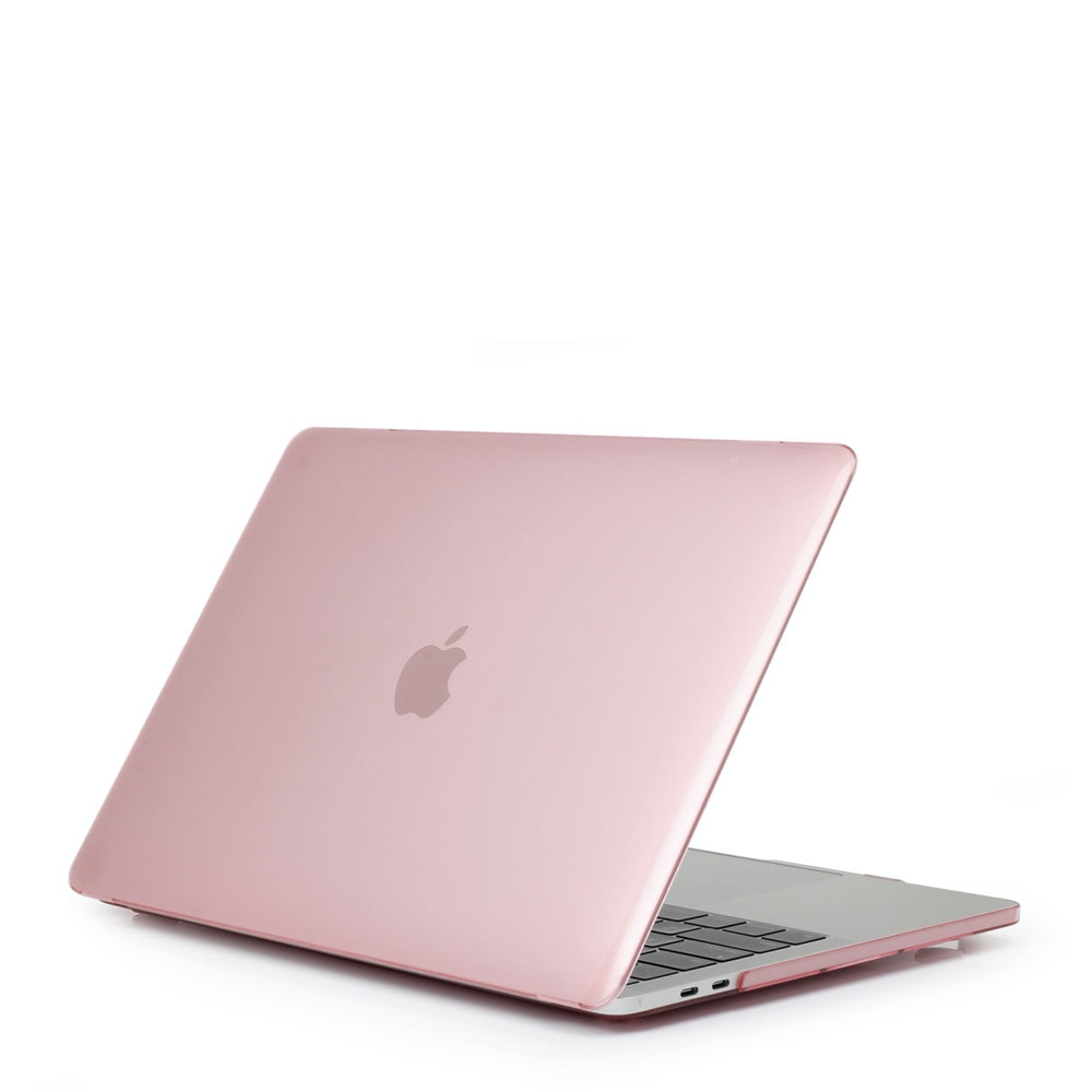 Image of MacBook Pro 16" (2019) Hard Case Hülle Dual Schutzabdeckung Crystal - Transparent / Pink bei Apfelkiste.ch
