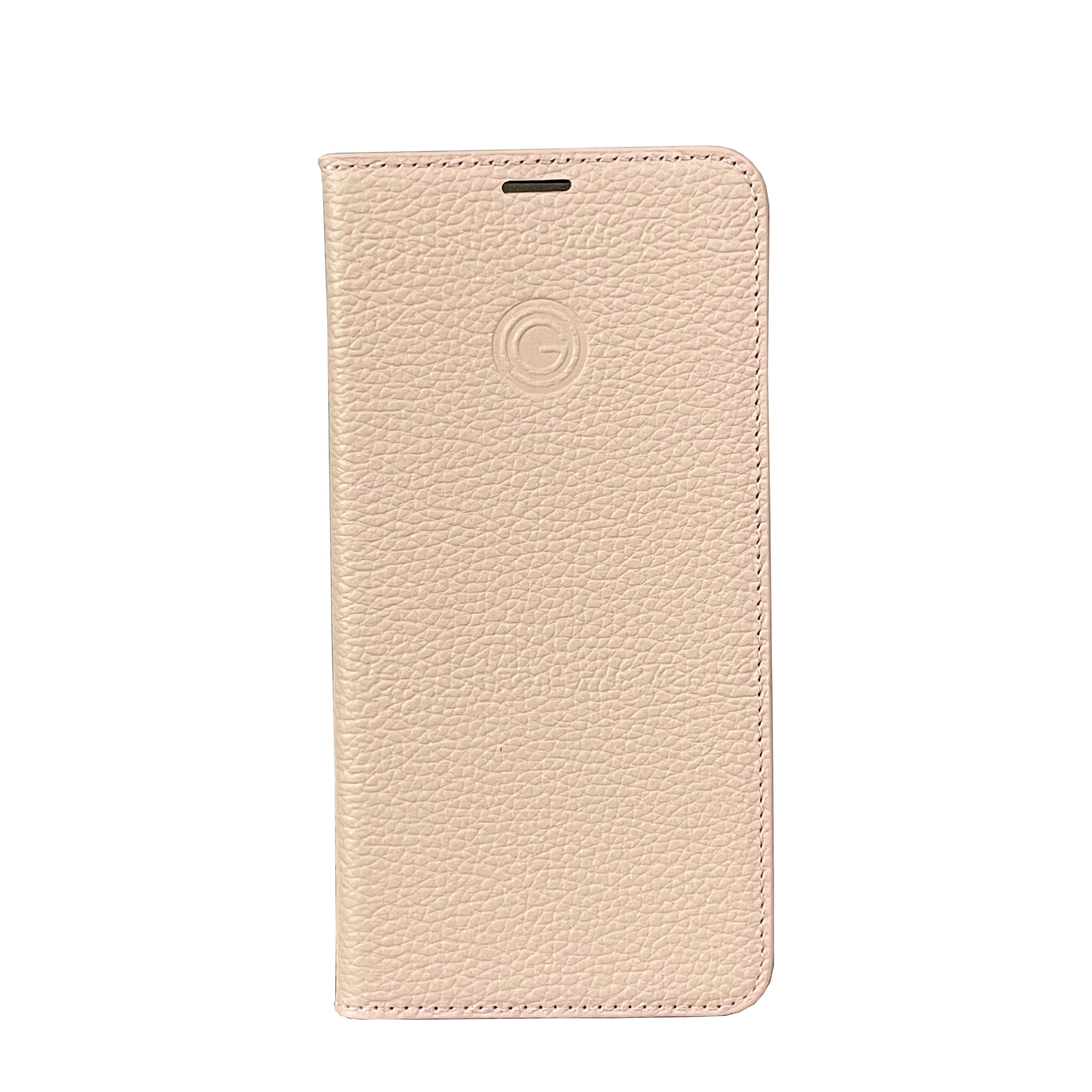 Image of Mike Galeli - Samsung Galaxy S21 FE 5G Echtleder Book Case Tasche Flip Cover Hand Made (MARCS21FE-M02) - Rosa bei Apfelkiste.ch