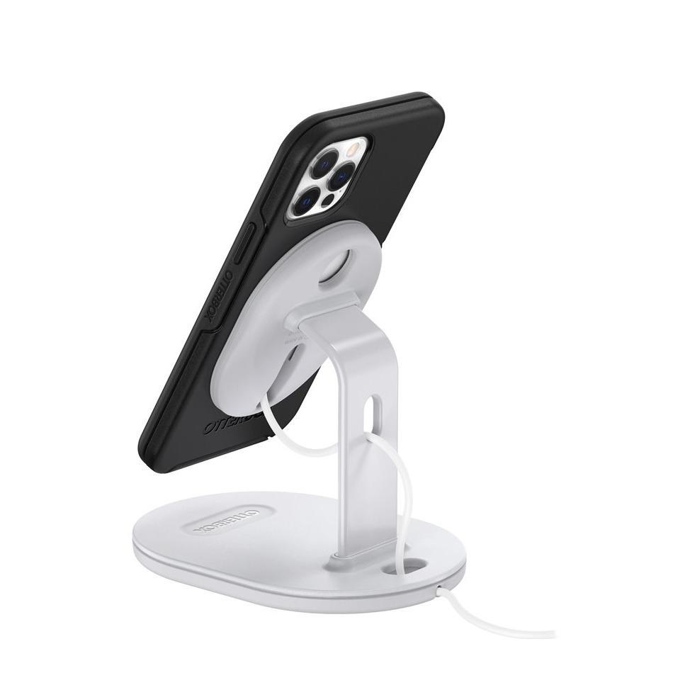 Image of Otterbox - MagSafe Charger Qi Wireless Aluminium Ladehalterung (78-80520) - Weiss bei Apfelkiste.ch