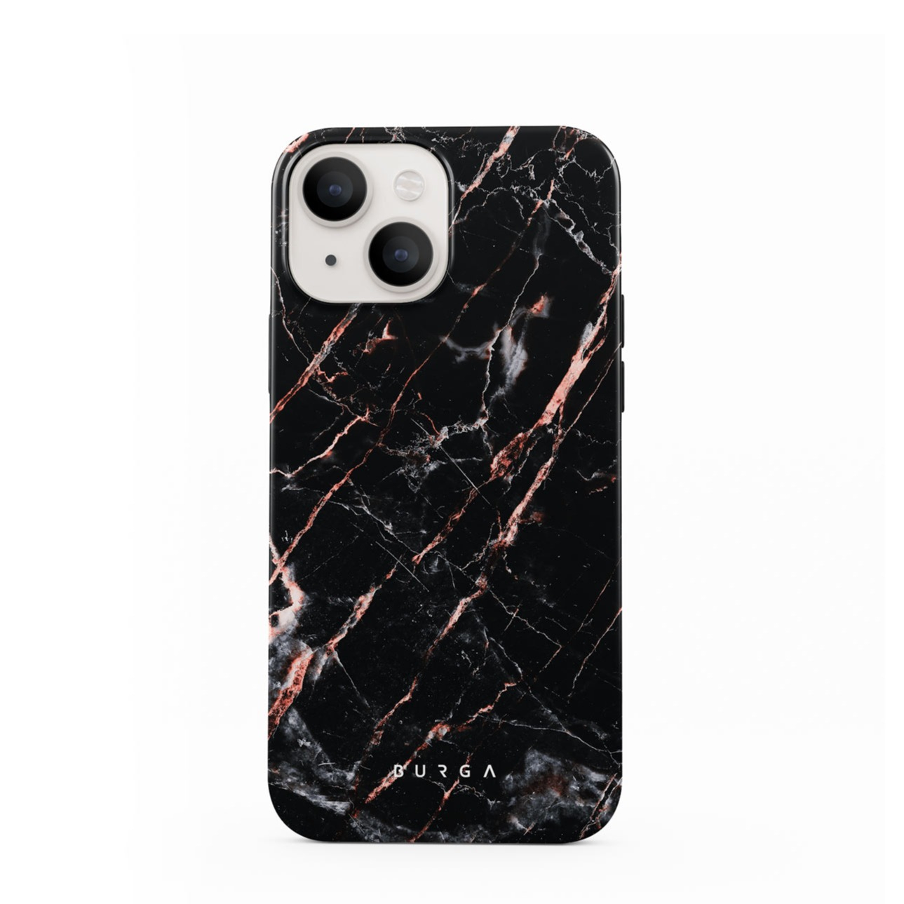 Image of Burga - iPhone 13 Hybrid Hardcase Schutzhülle Tough - Rose Gold Marble bei Apfelkiste.ch