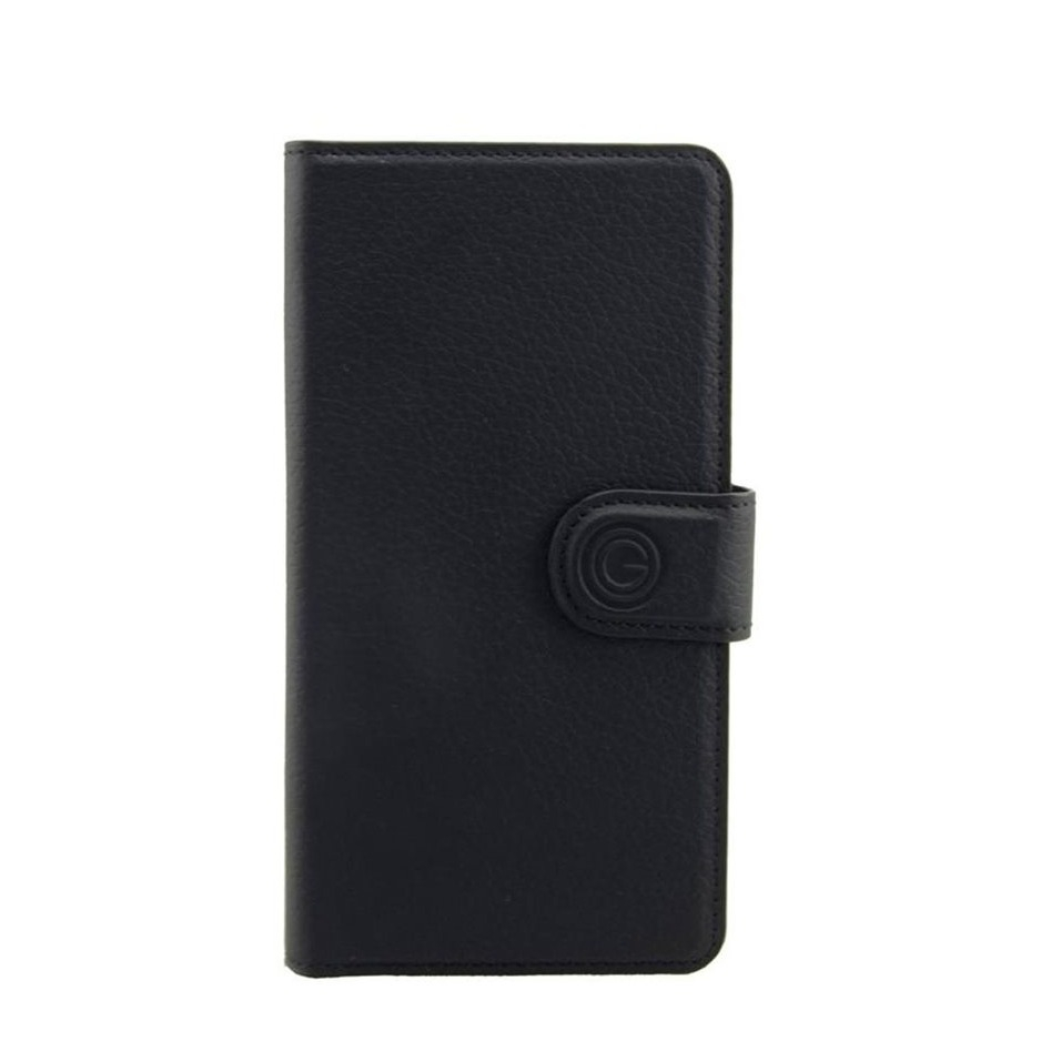 Image of Mike Galeli - 2in1 iPhone 12 Pro Max Echtleder Magnet Wallet Case Tasche Flip Cover (JOSSIP12_6.7-M01) - Schwarz bei Apfelkiste.ch