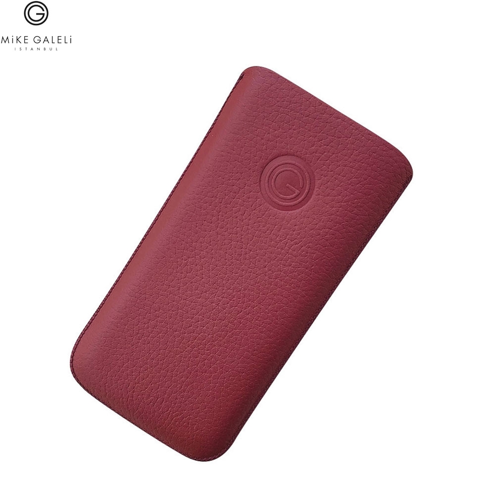 Samsung Galaxy A3 (2017) Echtleder Tasche (LUISIP6S-02) - Rot