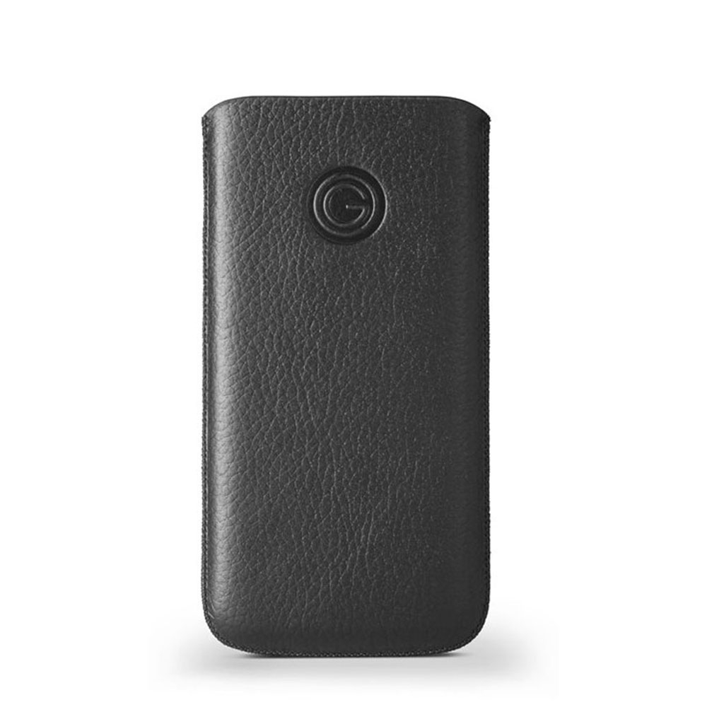 Image of Mike Galeli - Samsung Galaxy S7 Echtleder Tasche (LUISS7-01) - Schwarz bei Apfelkiste.ch