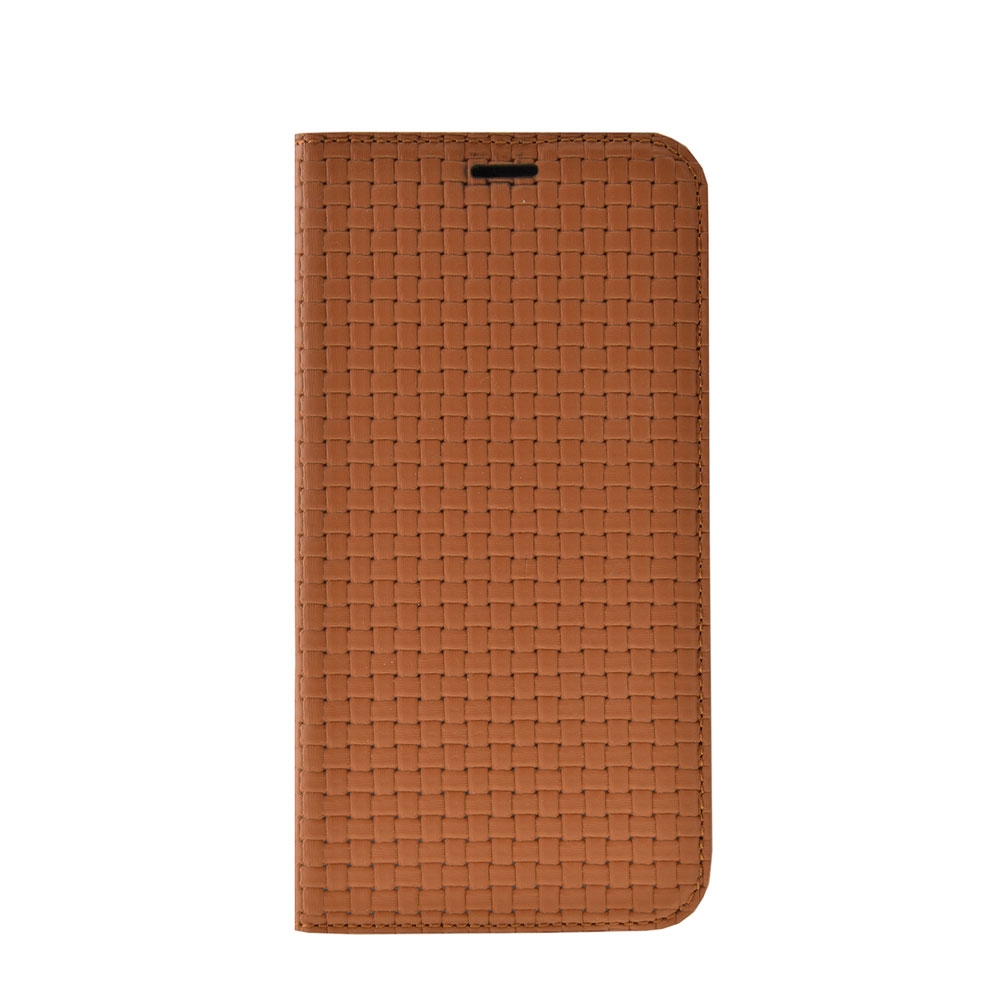 Image of Mike Galeli - iPhone 12 / iPhone 12 Pro Echtleder Book Case Tasche Flip Cover Hand Made (ENZOIP12_6.1-G02) - Almond bei Apfelkiste.ch