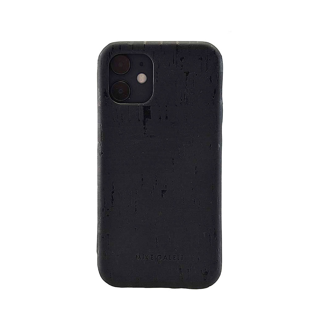 Image of Mike Galeli - iPhone 12 Mini Bio Back Case Kork Schutzhülle Levi Eco Friendly Nachhaltig Kompostierbar - Schwarz bei Apfelkiste.ch