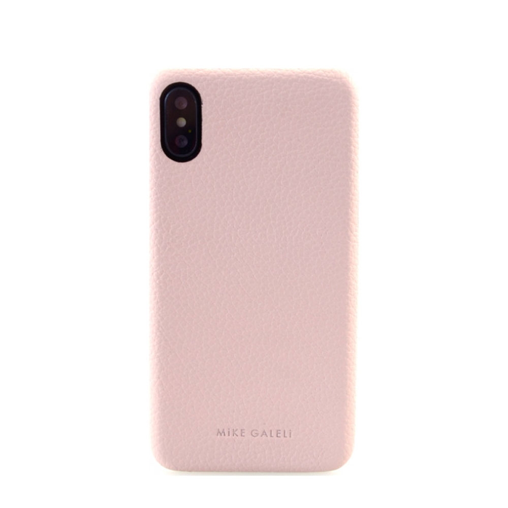 Image of Mike Galeli - iPhone Xs / X Echtleder Hülle Back Case (LENNYIP185.8-M03) - Rosa bei Apfelkiste.ch