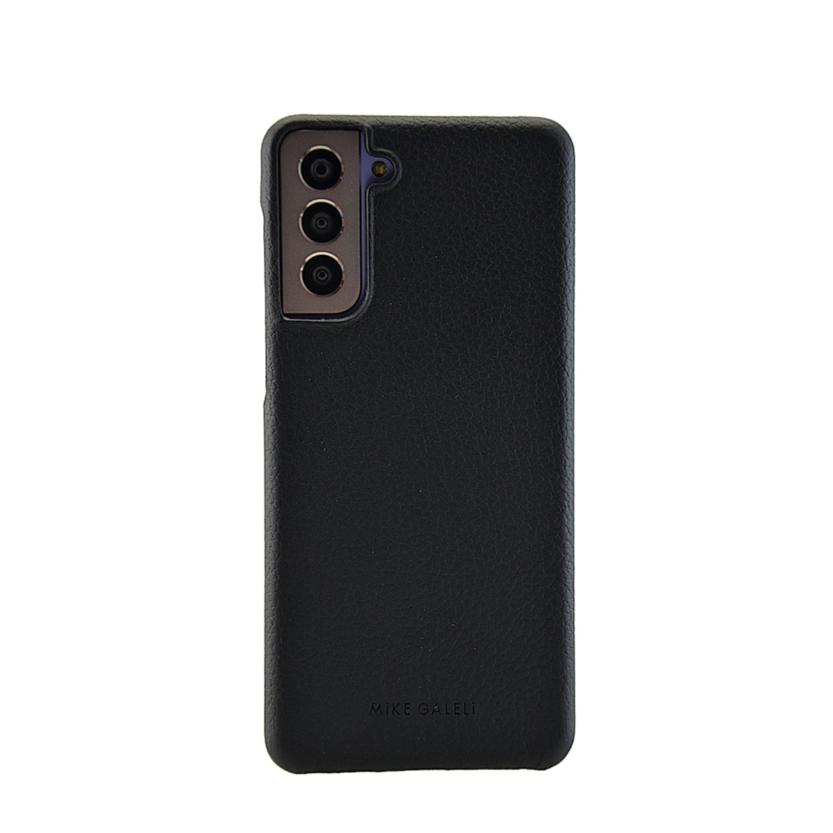 Image of Mike Galeli - Samsung Galaxy S21 5G Echtleder Hülle Back Case (LENNYS30-M01) - Schwarz bei Apfelkiste.ch