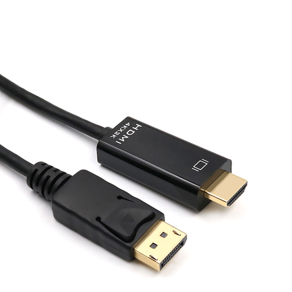 Image of (1.8m) DisplayPort DP auf HDMI Verbindungskabel - Schwarz bei Apfelkiste.ch